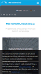 Mobile Screenshot of md-konstrukcije.hr